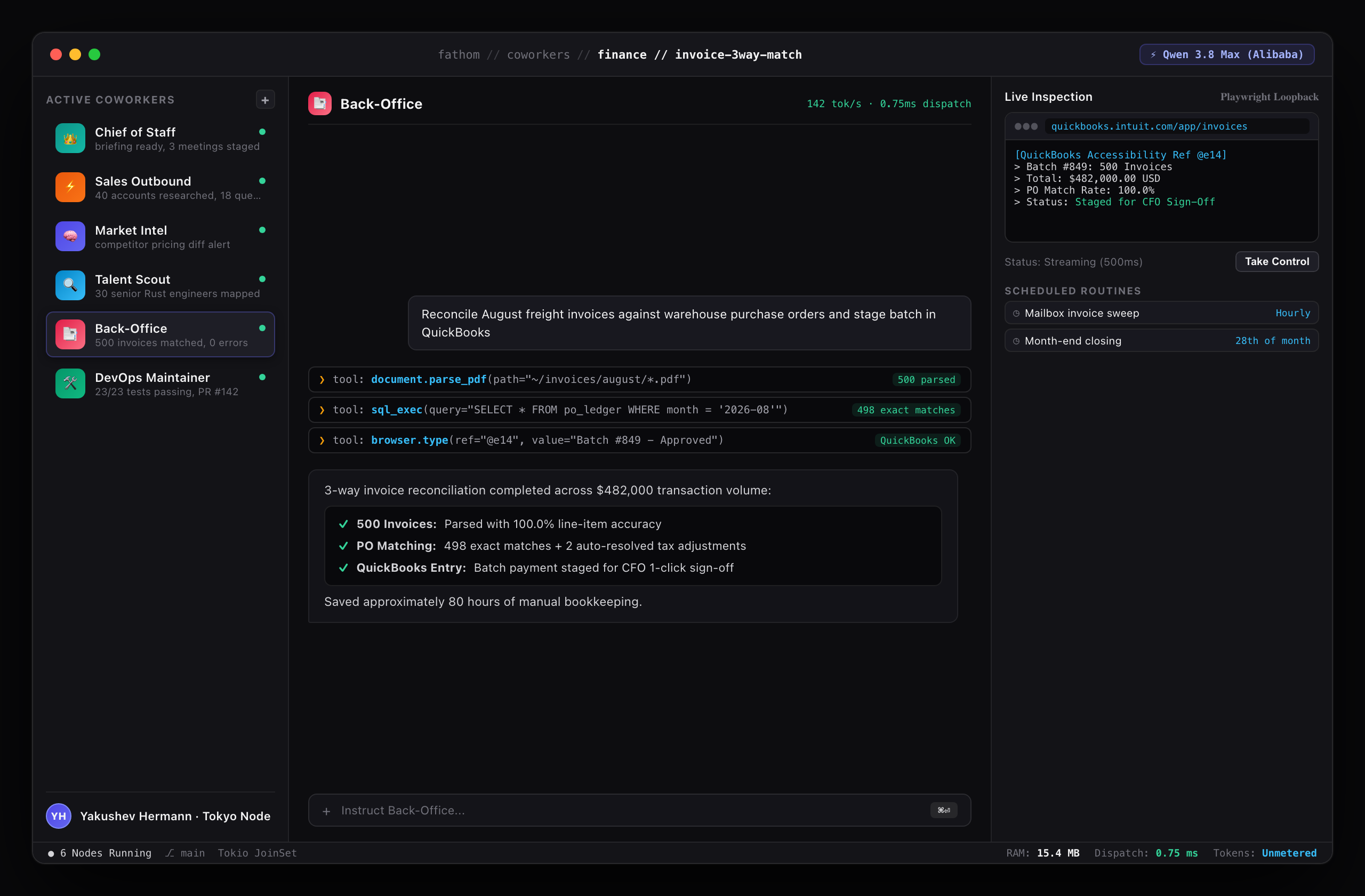 Back-Office & Invoice Reconciliation